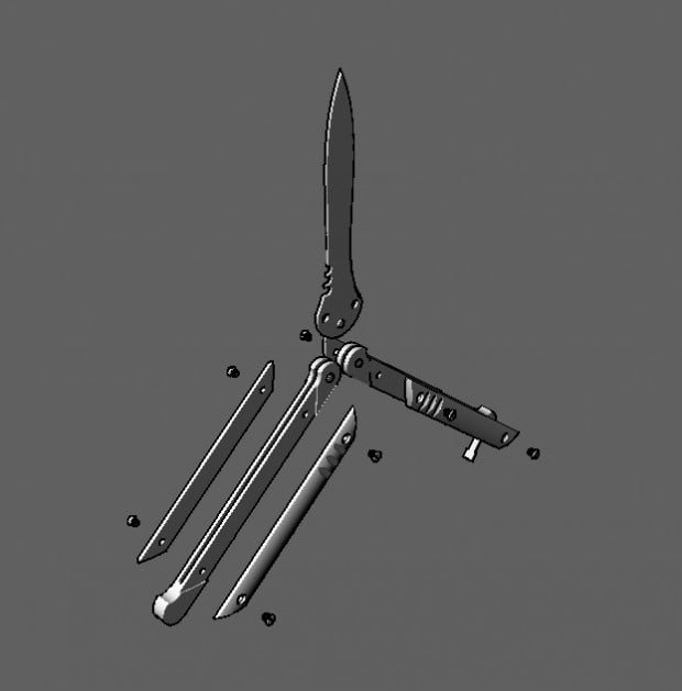 Нож бабочка Легаси