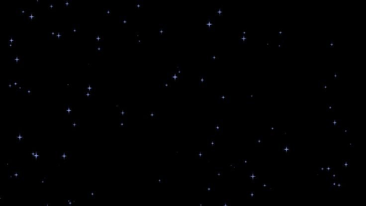 Мерцающее звездное небо