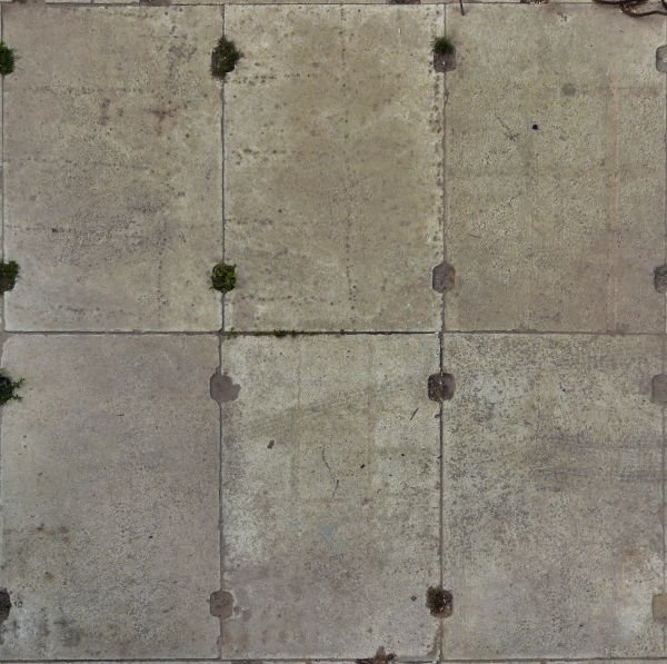 Бетонная плита Старая