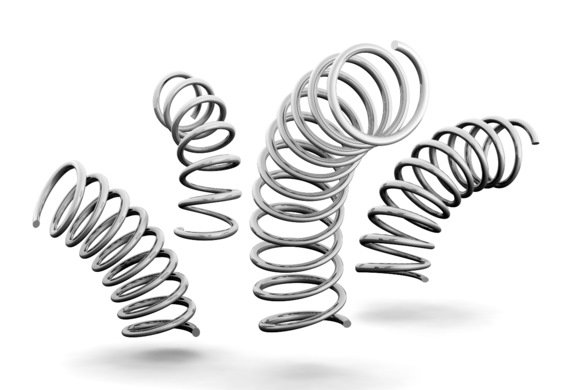 Пружина без фона
