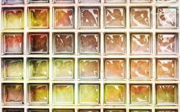 Стеклоблоки бронза