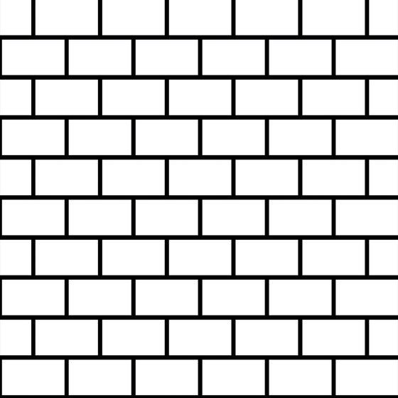 Черно белая текстура кирпича