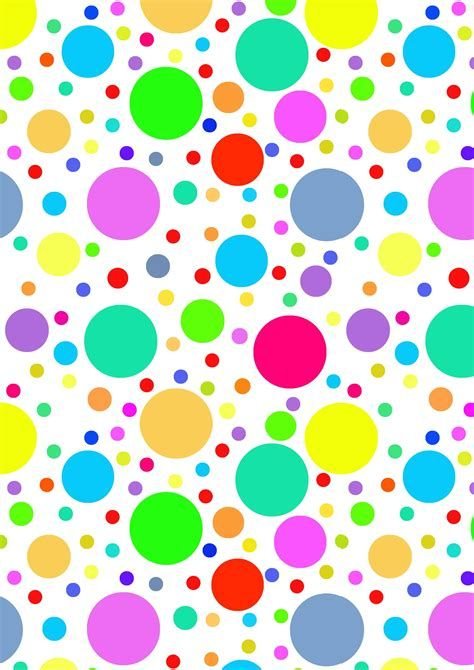 Яркие разноцветные кружочки