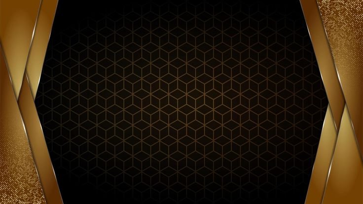Черно золотой фон
