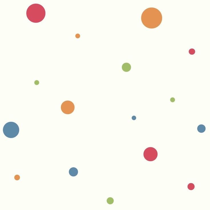 Фон разноцветный горошек