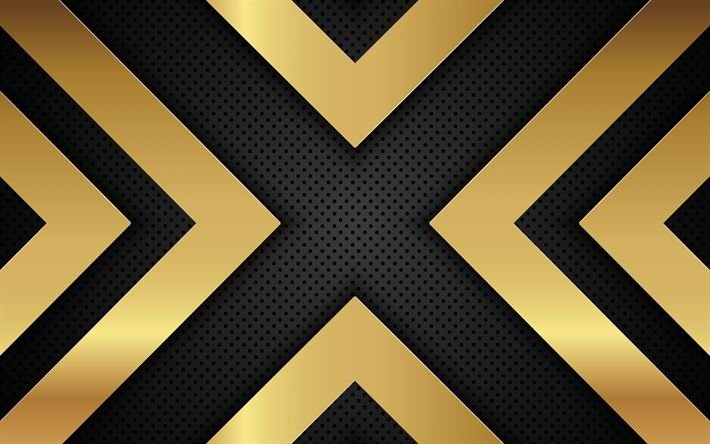 Черно Золотая текстура