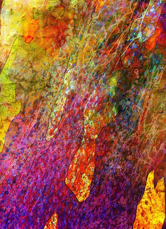 Разноцветный фон акварель