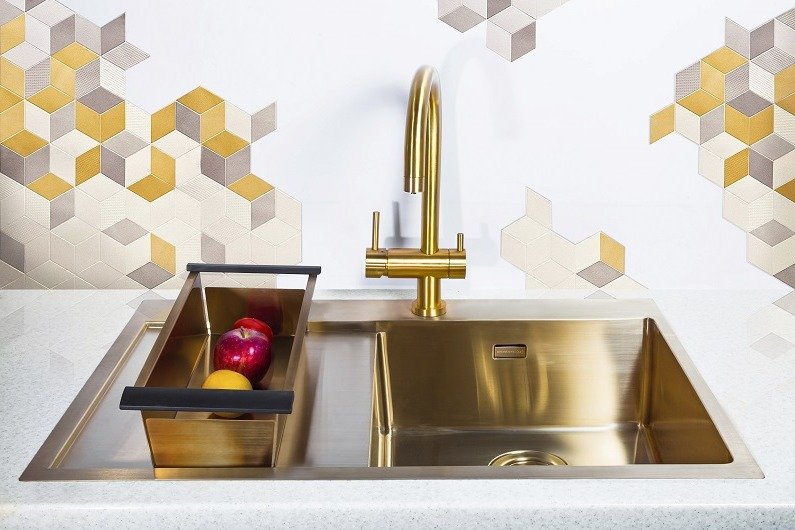 Мойка светлое золото Omoikiri