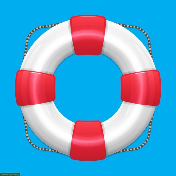 Спасательный круг рисунок