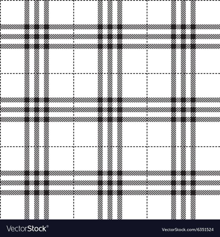 Ткань в клеточку черно белая