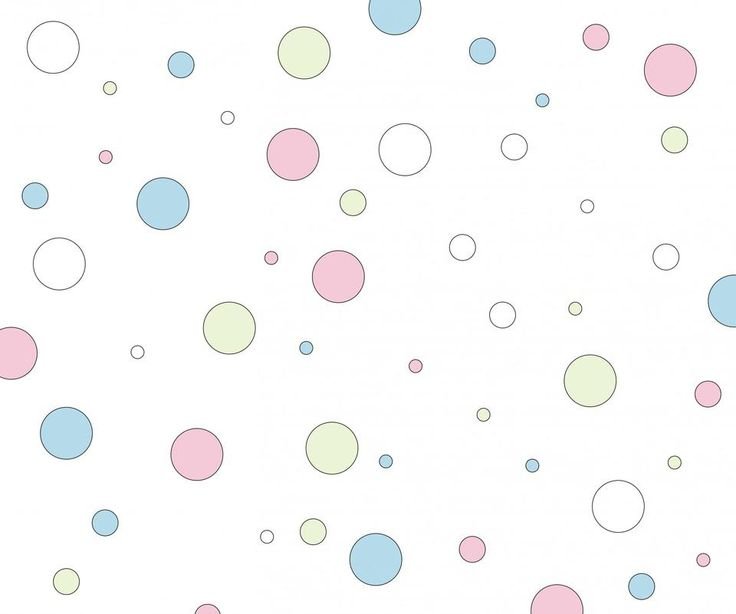 Кружочки на белом фоне