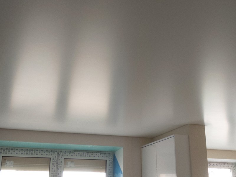 Сатин фактура натяжного потолка