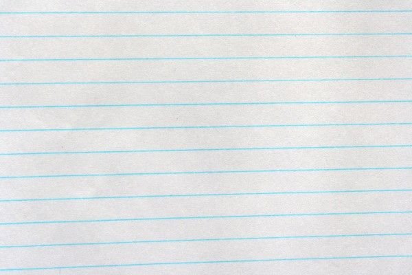 Лист в линейку