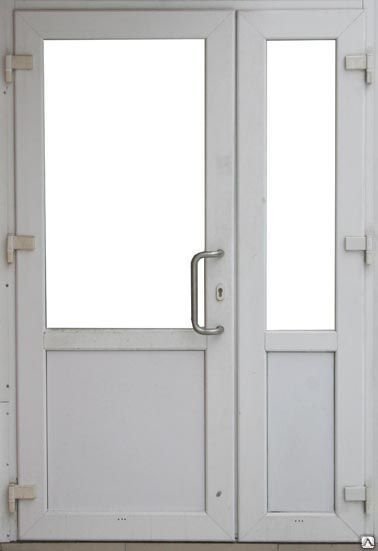 Входные пластиковые двери уличные 2х СТВ. 2000*1300мм