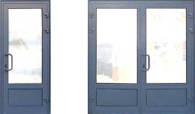 Дверь алюминиевая СИАЛ КП 45