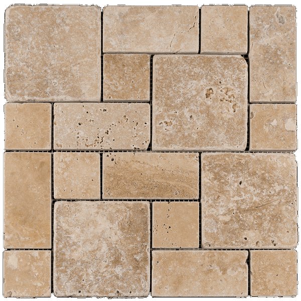 Плитка травертин разноформатная