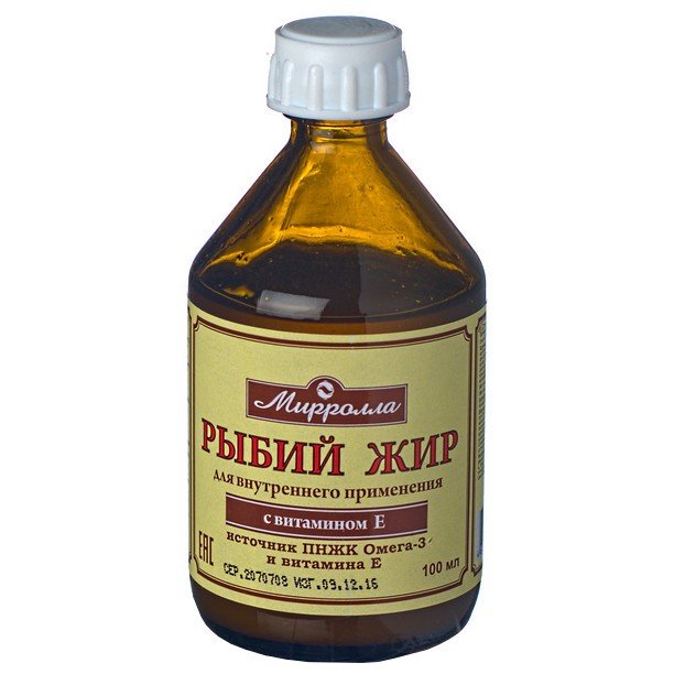 Рыбий жир Мирролла 50 мл