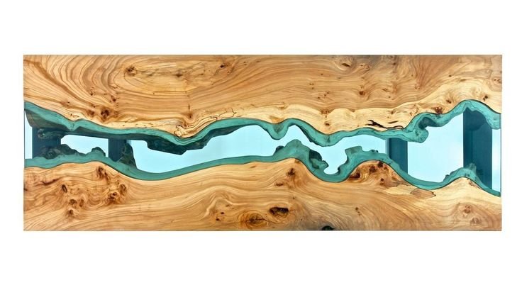 Слэб дерева вид сверху