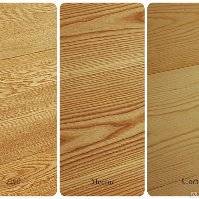 Фактура разных пород дерева