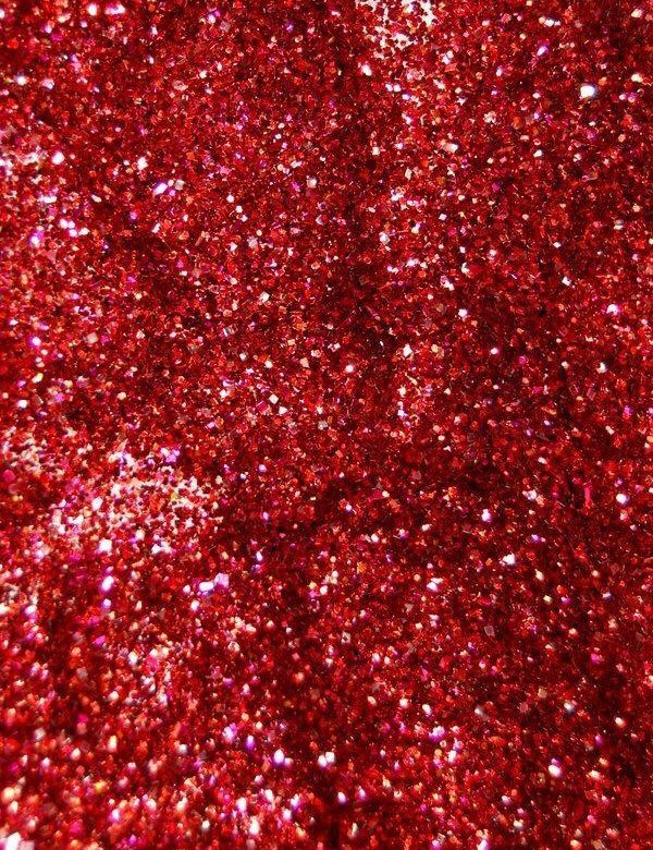 Красные блестки