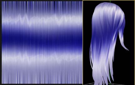 Текстура волос ММД