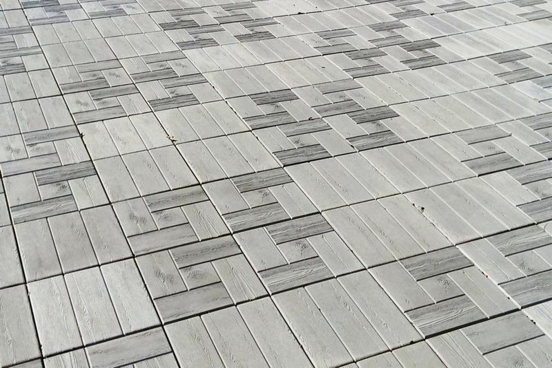 Тротуарная плитка Калифорния 300х300х30 серая