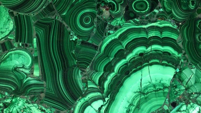 Малахит слэб