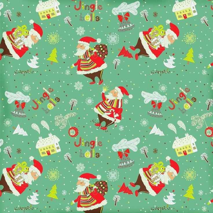 Новогодняя Оберточная бумага