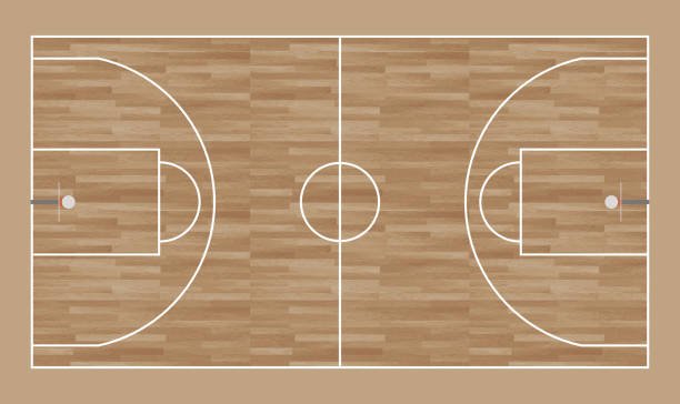 Баскетбольная площадка паркет