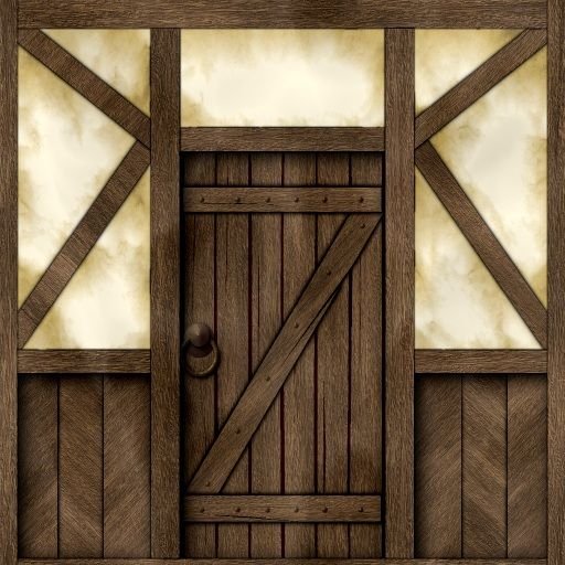 Старая деревянная дверь