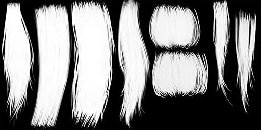 Текстура волос