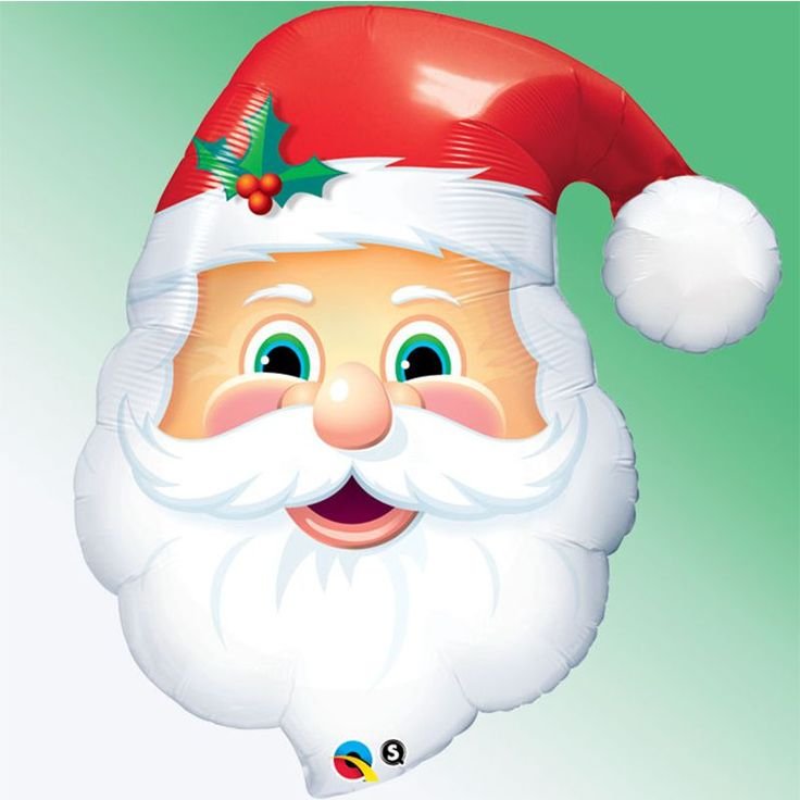 Голова Деда Мороза