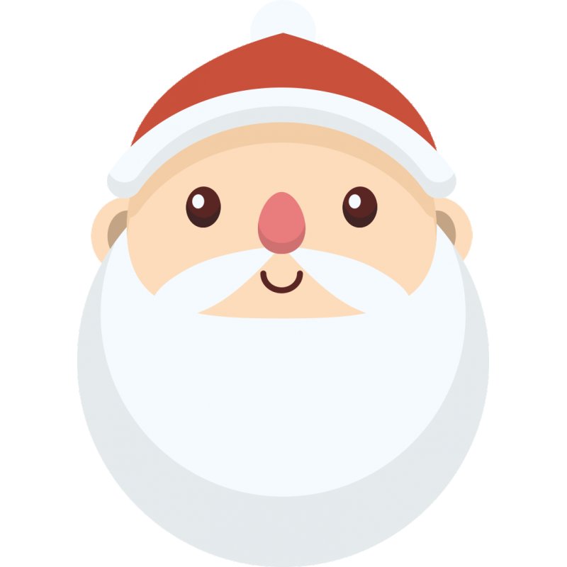 Голова Деда Мороза