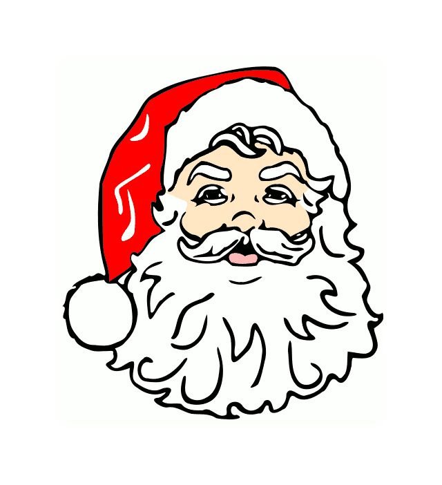 Голова Деда Мороза