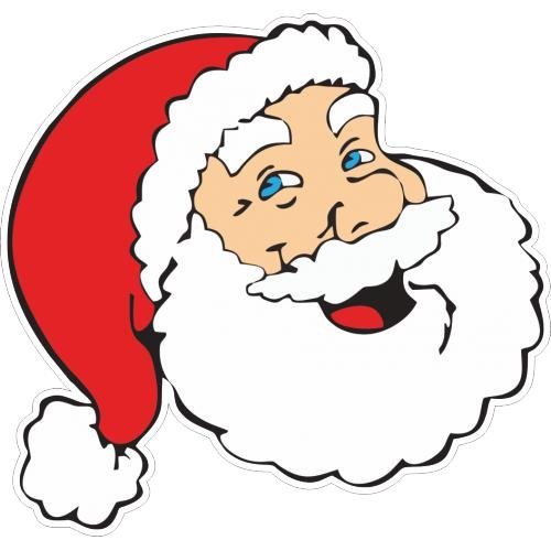 Голова Деда Мороза