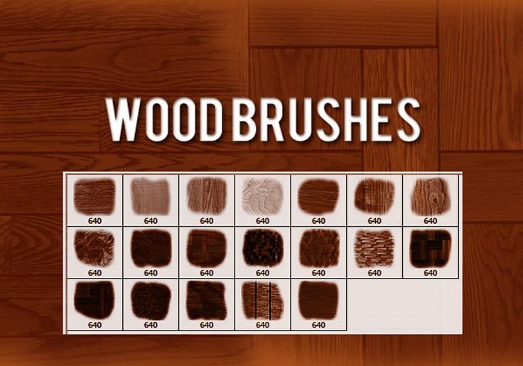 Wood Brush Photoshop