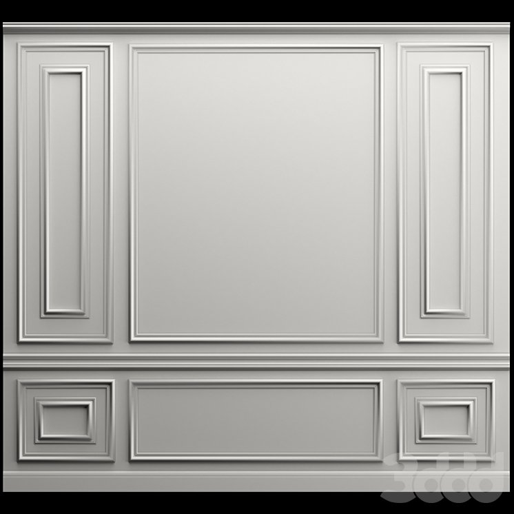 Панели буазери для 3д Мах