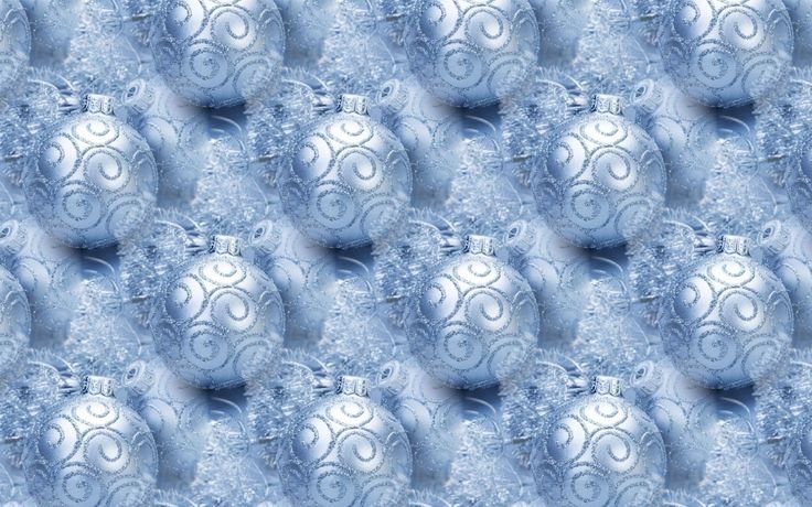 Новогодние шары фон