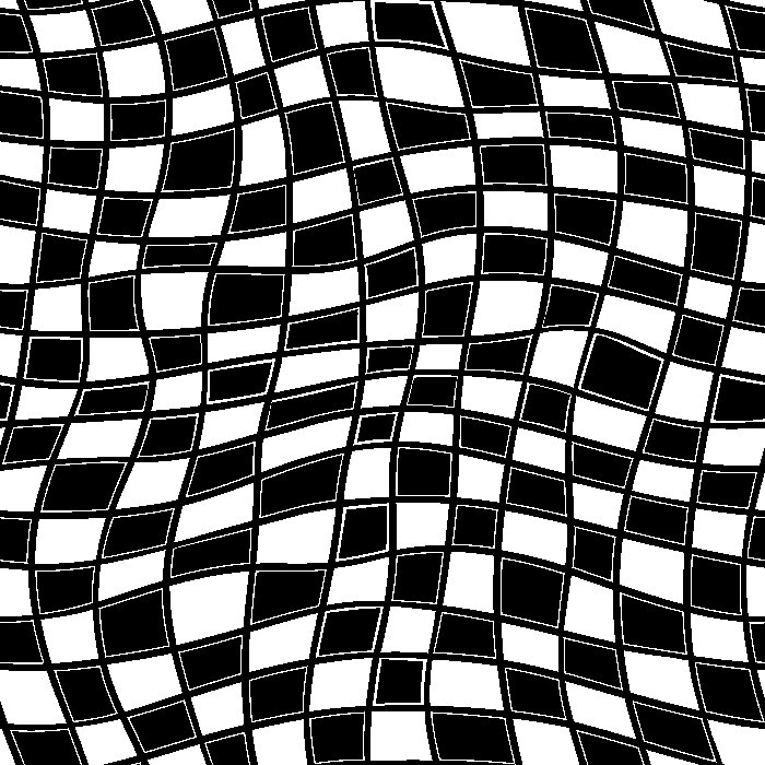 Черно белая клетка