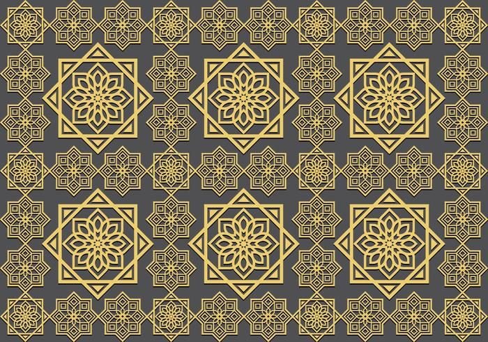 Арабский Арабеска орнамент вектор