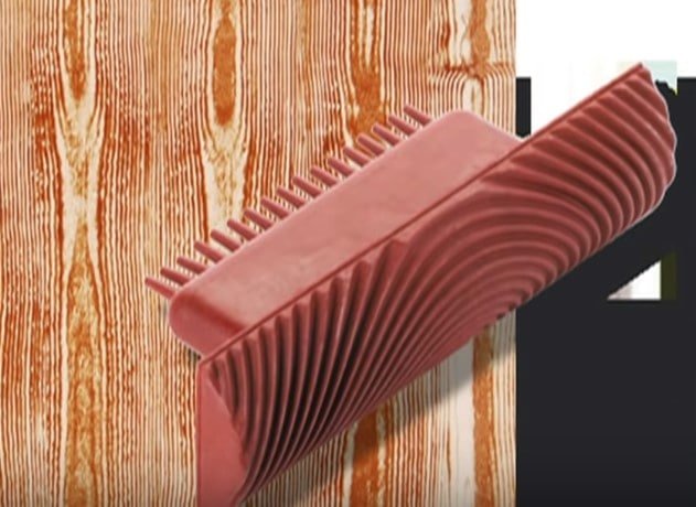 Шпатель для имитации дерева