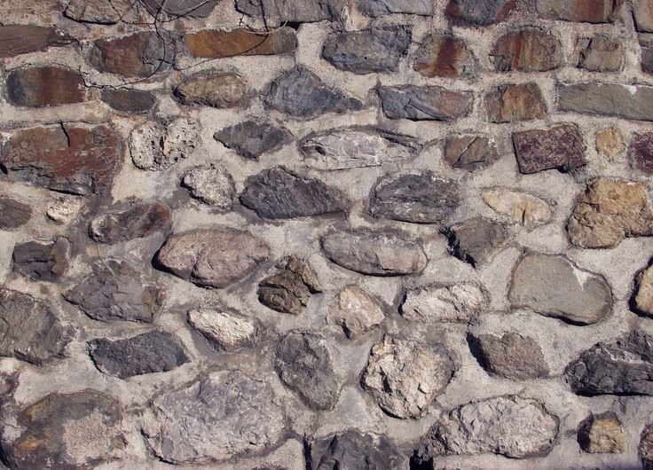 Бутовый камень стена