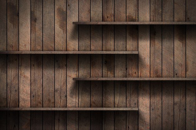 Текстура деревянных полок