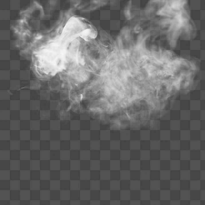 Эффект дыма без фона