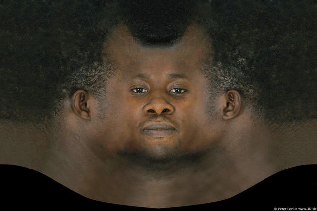 Текстура лица человека