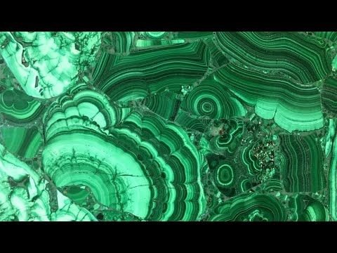 Малахит камень акварель