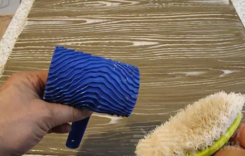 Валик для имитации дерева