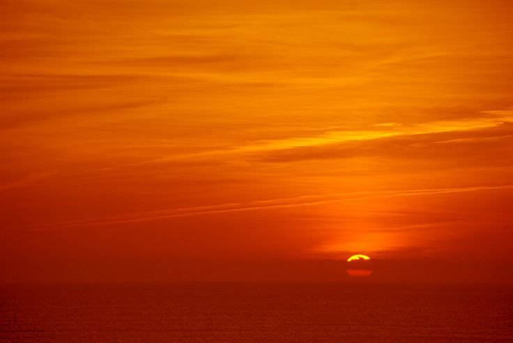 Оранжевый закат