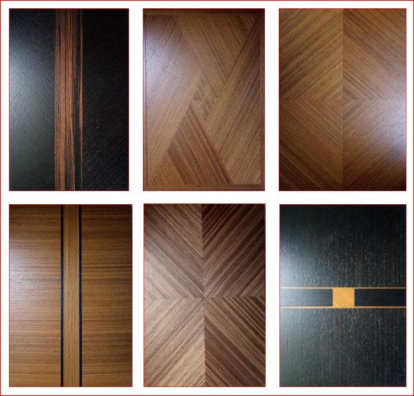 Наборный фасад из шпона