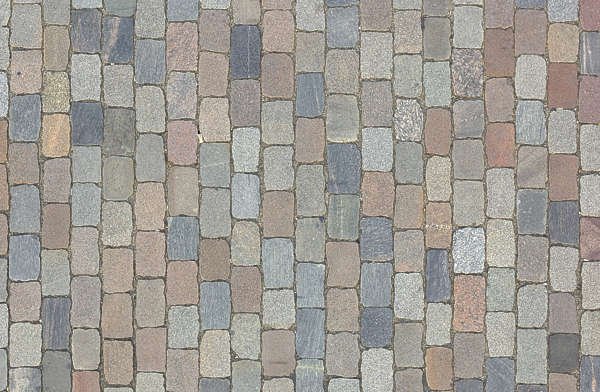 3ds Max каменная брусчатка